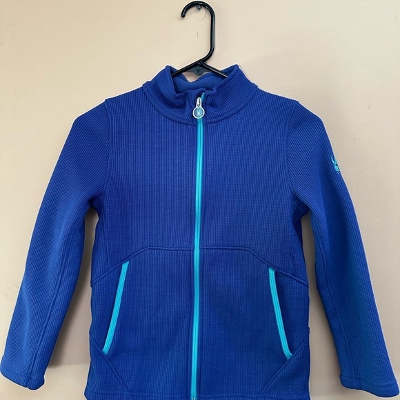 😊♥️NWOT Spyder Kids Zip Up Jacket Fleece Lined Mid Weight Size Medium 10… - Picture 4 of 12